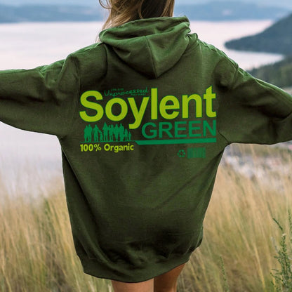 Soylent Green Printed Back Cotton Hoodie