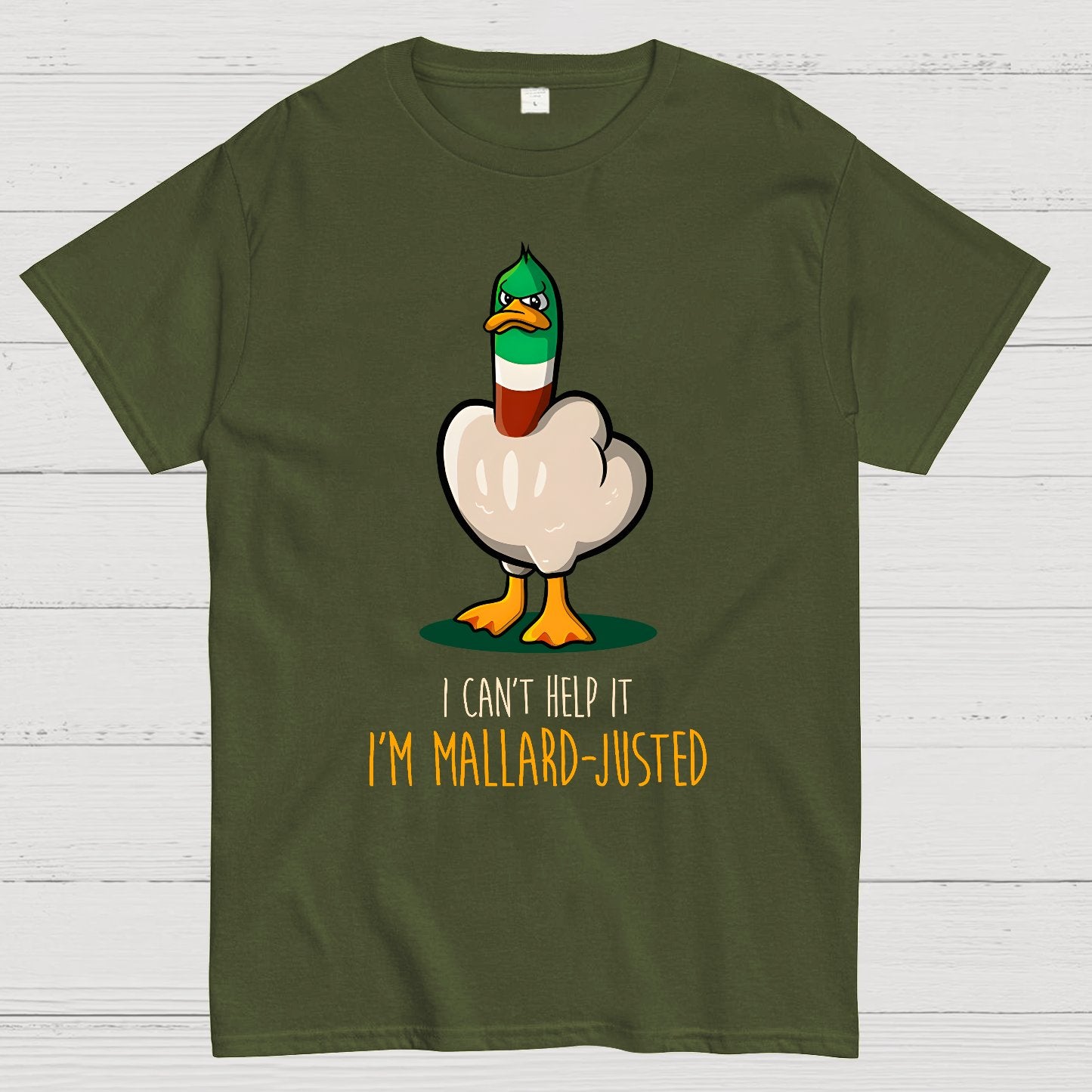 Maladjusted Mallard Geek T-Shirt