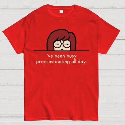 Busy Procrastinating. Sarcasm Geek T-Shirt
