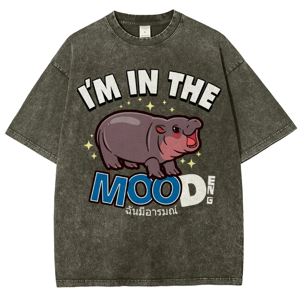 I'm In The MOOd Deng Vintage Distressed T-shirt