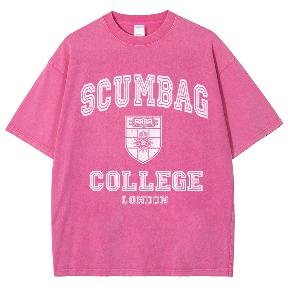 Scumbag College Vintage Distressed T-shirt