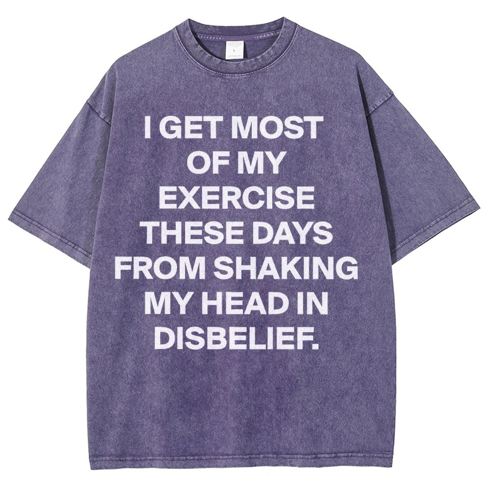 Shaking My Head Sarcastic Vintage Distressed T-shirt