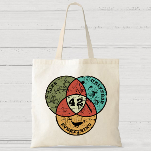 Life, the Universe & Everything Nerdy Casual Classic Canvas Bag
