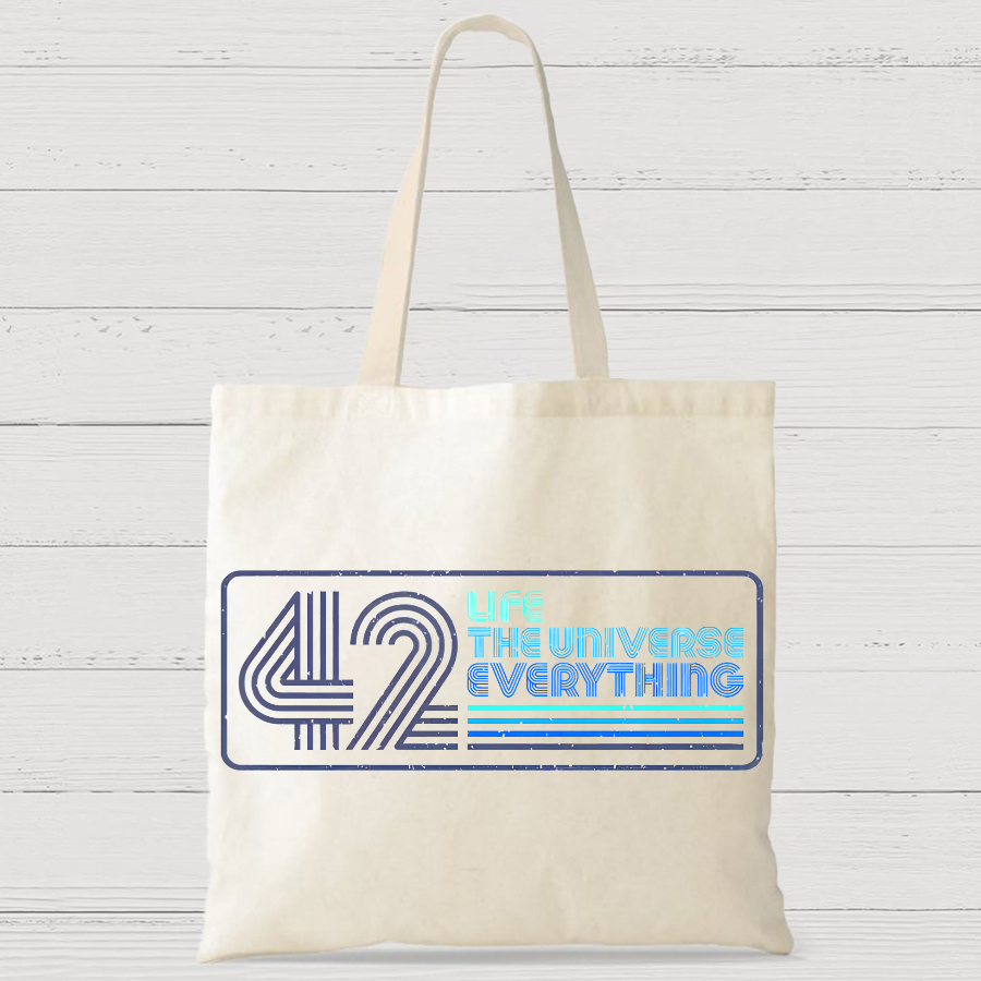 Retro 42 Life Universe Everything Casual Classic Canvas Bag