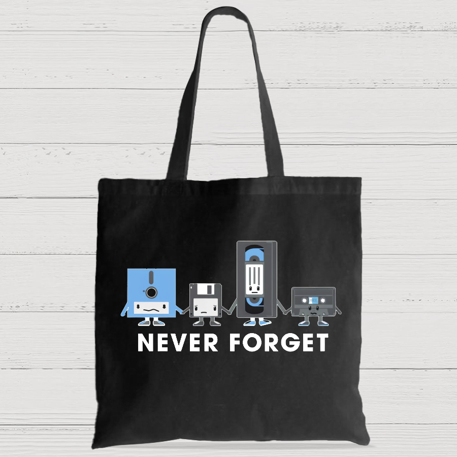 Never Forget Casual Classic Canvas Bag