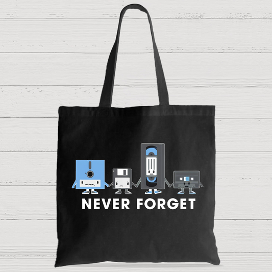 Never Forget Casual Classic Canvas Bag
