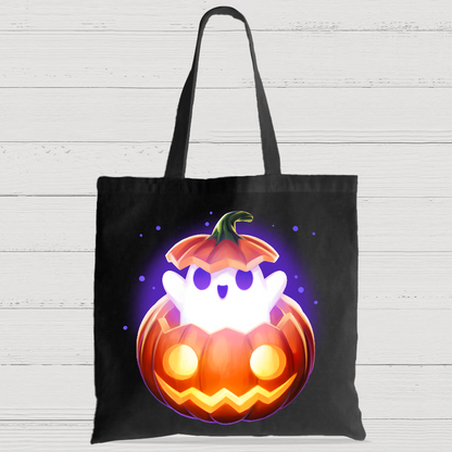 Spooky Ghost Halloween Casual Classic Canvas Bag
