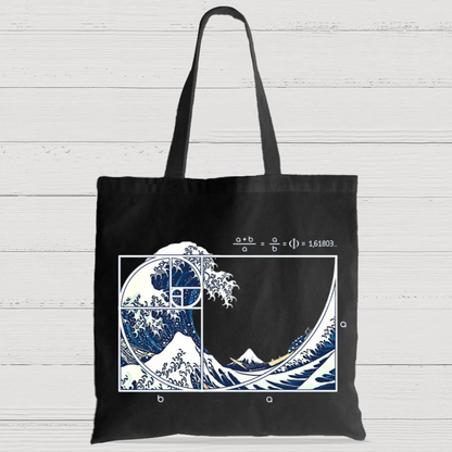 The Great Fibonacci Wave Science Casual Classic Canvas Bag