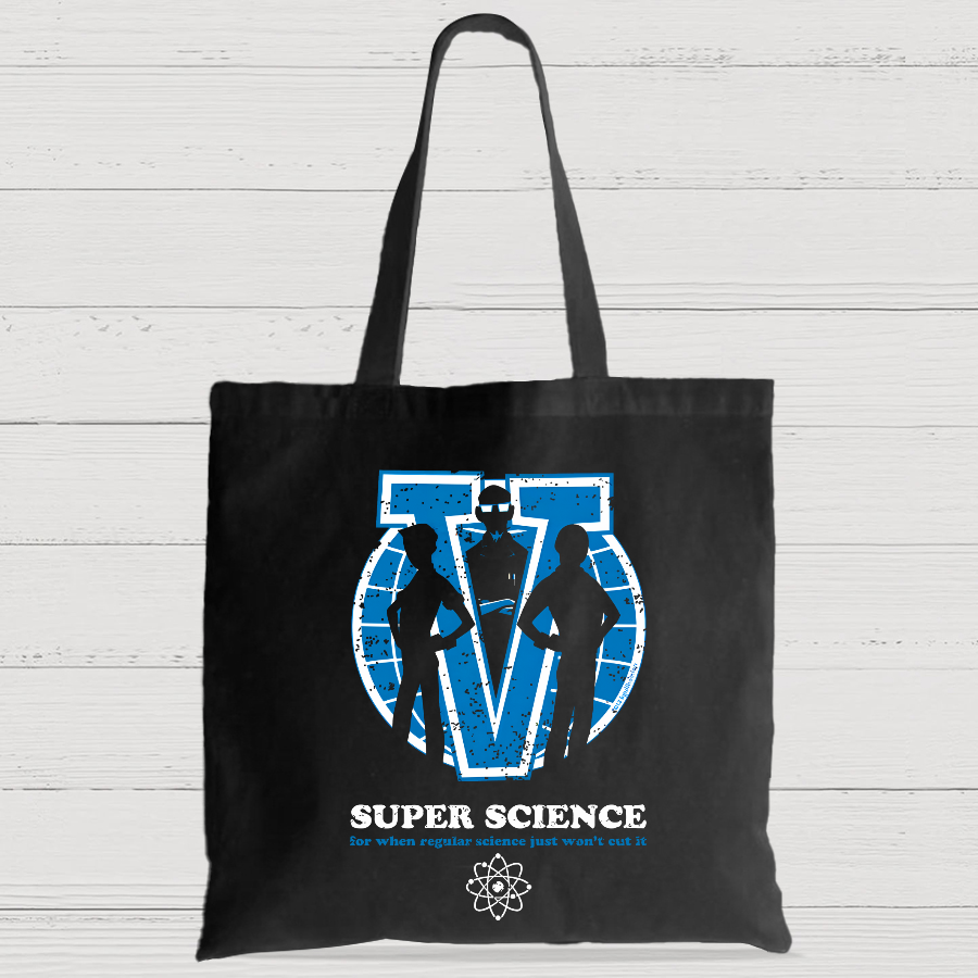 V Is For Super Science Casual Classic Canvas Bag