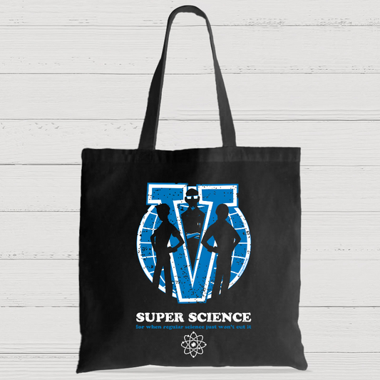 V Is For Super Science Casual Classic Canvas Bag