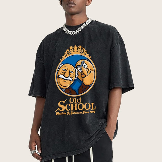 Old School Vintage Distressed T-shirt