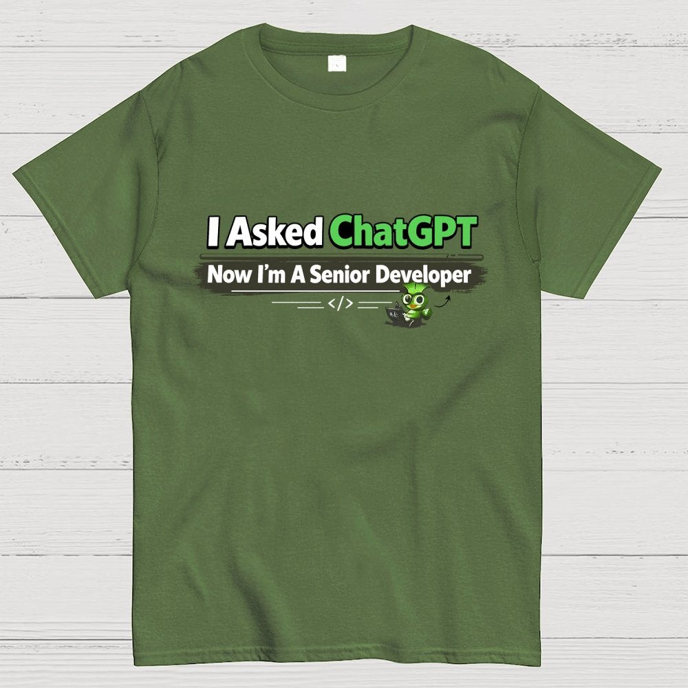 I Asked ChatGPT Geek T-Shirt