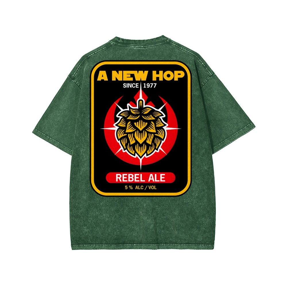 A New Starry Rebel Ale Washed T-shirt