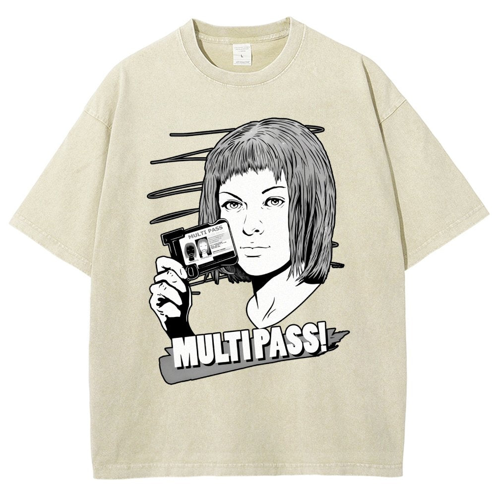 MULTIPASS! Vintage Distressed T-shirt