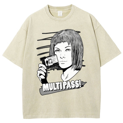 MULTIPASS! Vintage Distressed T-shirt