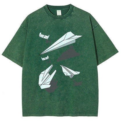 Paper Wars Vintage Distressed T-shirt 2601000782