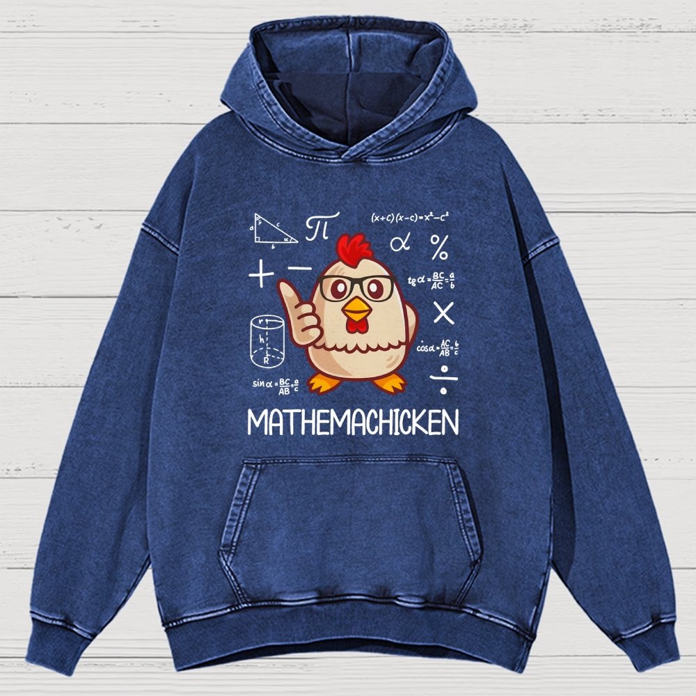 Math Pun Vintage Distressed Hoodie