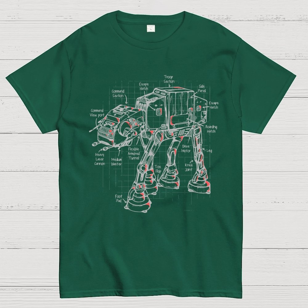 Walker's Blueprint Geek T-Shirt