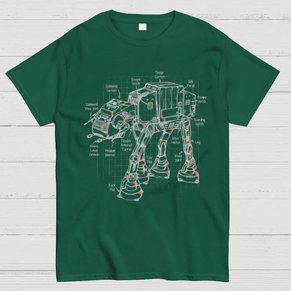 Walker's Blueprint Geek T-Shirt