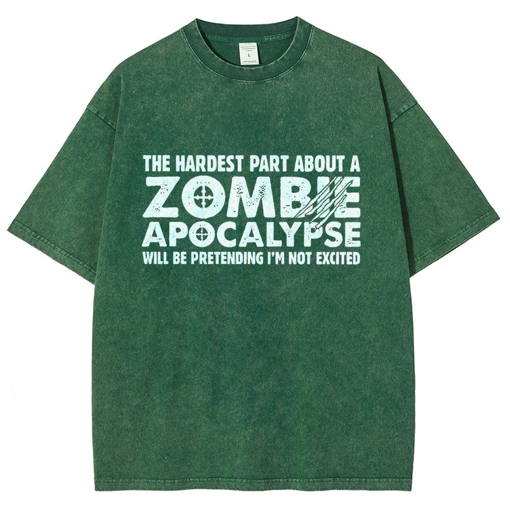 Zombie Apocalypse Vintage Distressed T-shirt