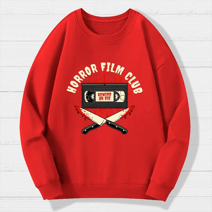 Horror Film Club Geek Cotton Sweatshirt