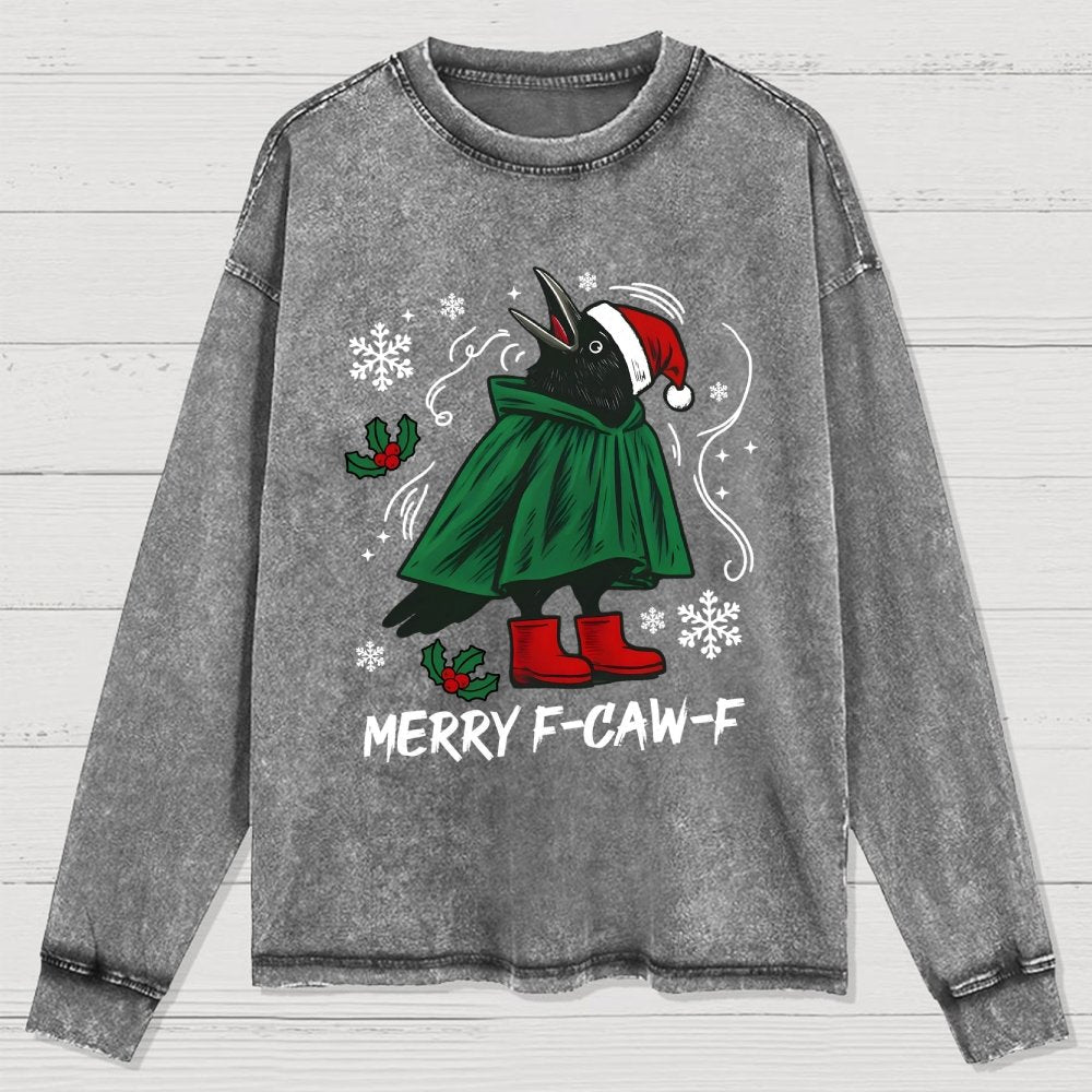 Merry F-CAW-F Washed Long Sleeve Tee