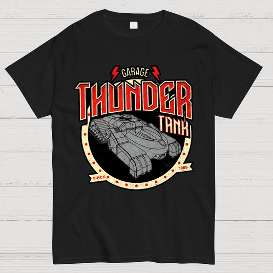 Thunder Tank Garage Buy Now Geek T-Shirt