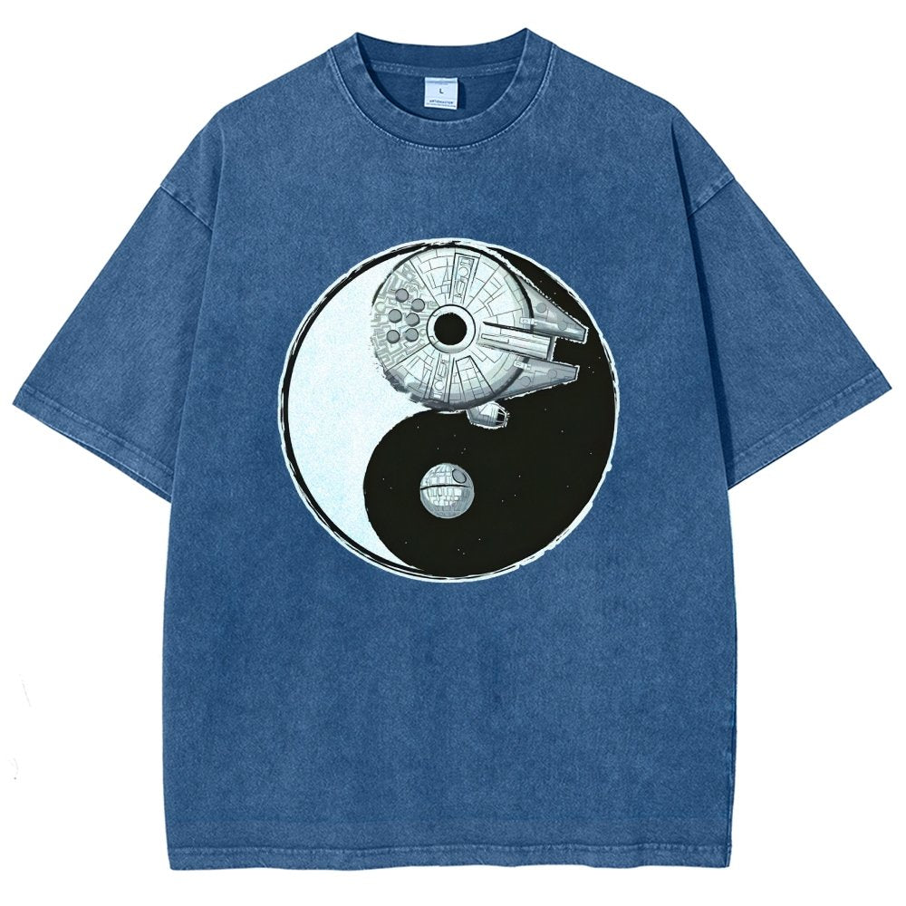 Balance Of The Energy Vintage Distressed T-shirt