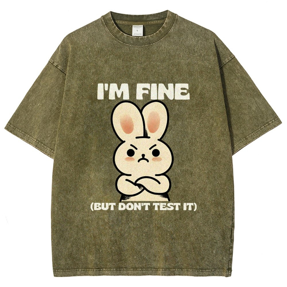 I'm Fine... Vintage Distressed T-shirt