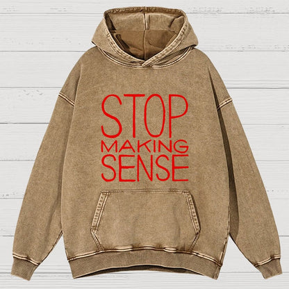 Stop Making Sense Vintage Distressed Hoodie