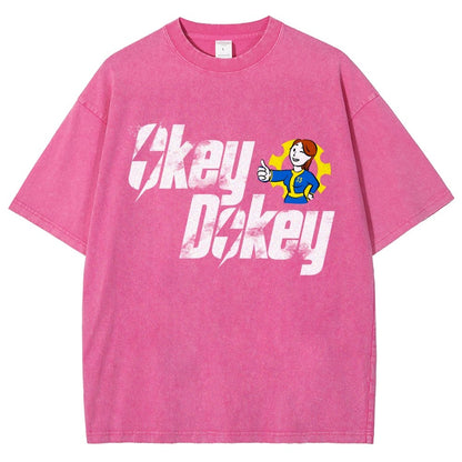 Okey Dokey Vintage Distressed T-shirt