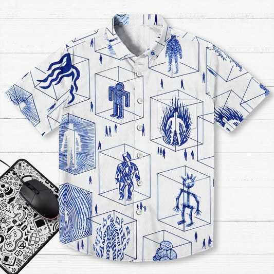 Grid Game Geek Hawaiian Shirt