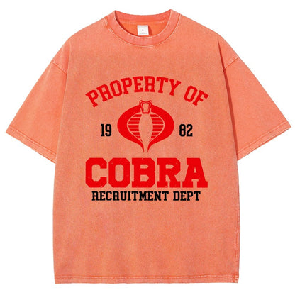Property of Cobra Vintage Distressed T-shirt
