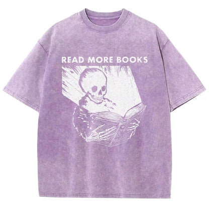 Read More Books  Vintage Distressed T-shirt