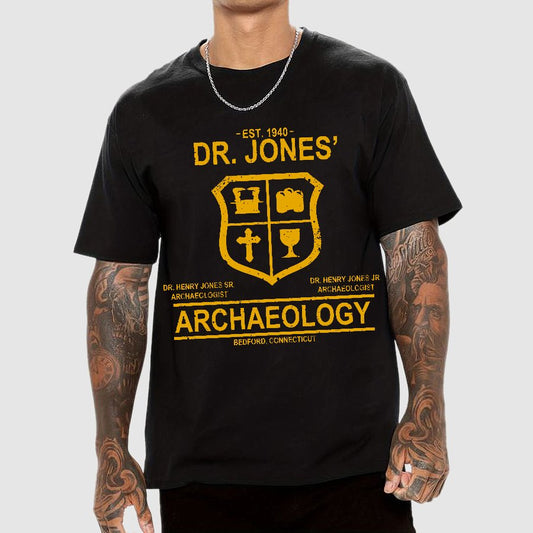 Dr. Explorer Archaeology Vintage Retro Geek T-Shirt