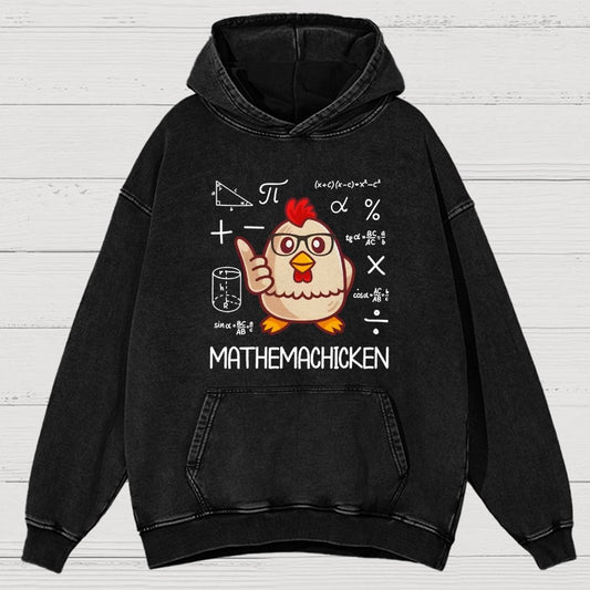 Math Pun Vintage Distressed Hoodie