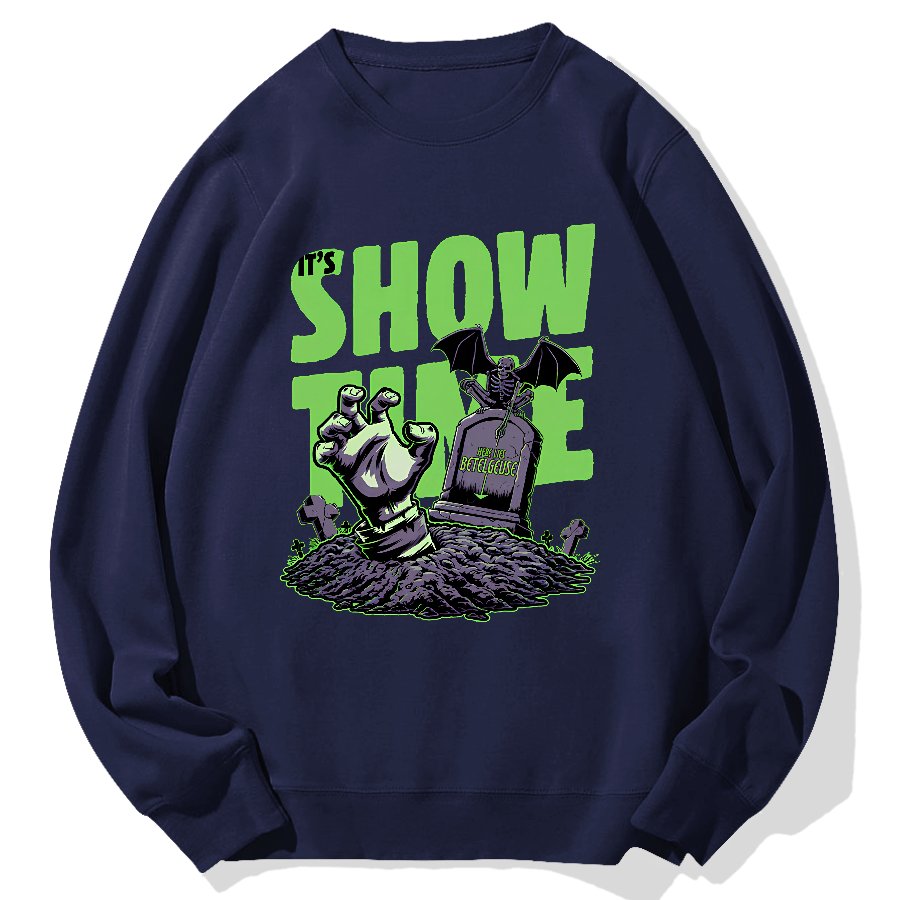 Beetle Graveyard Showtime Geek Cotton Sweatshirt