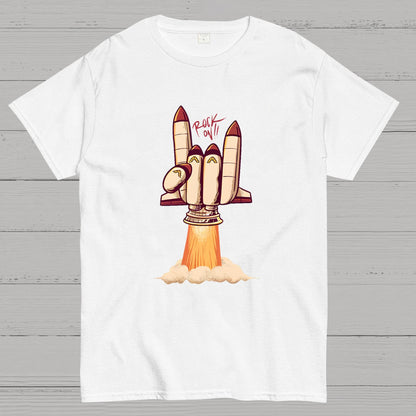 Rock On Rocket  Geeky T-Shirt