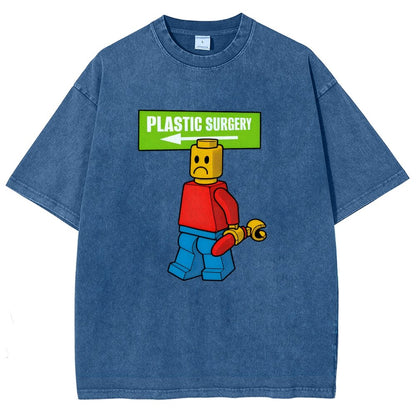 Plastic Surgery Vintage Distressed T-shirt
