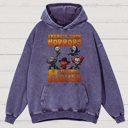 Horror Movie Halloween Vintage Distressed Hoodie