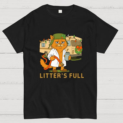Christmas Shitters Full Cat Geek T-Shirt
