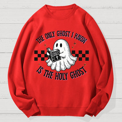 Holy Spirit Halloween Geek Cotton Sweatshirt