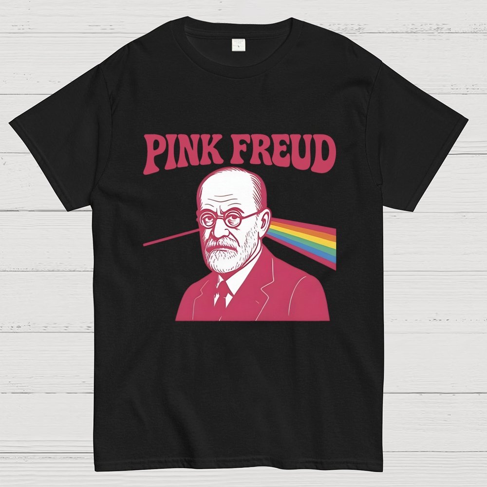 Pink Freud Geek T-Shirt