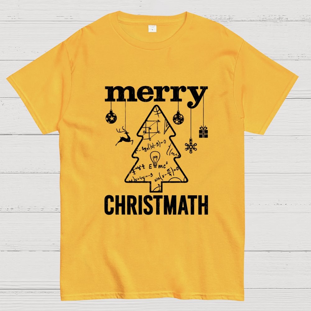 Merry Christmas Christmas Math Jokes Geek T-Shirt