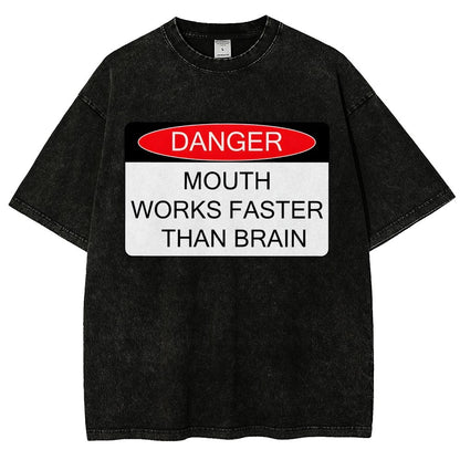 Danger Vintage Distressed T-shirt