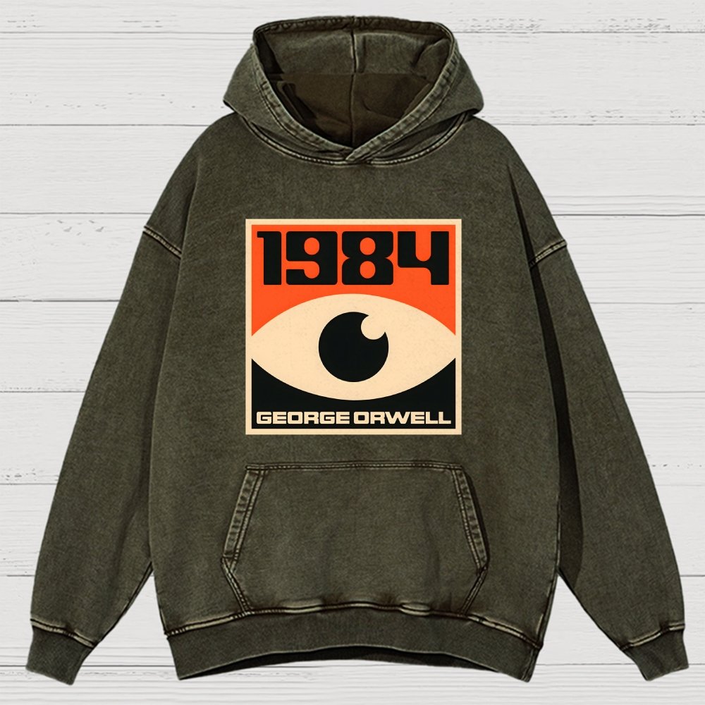 1984 Vintage Distressed Hoodie