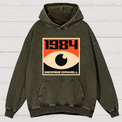 1984 Vintage Distressed Hoodie