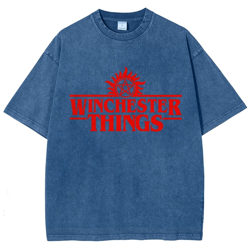 Winchester Things Vintage Distressed T-shirt