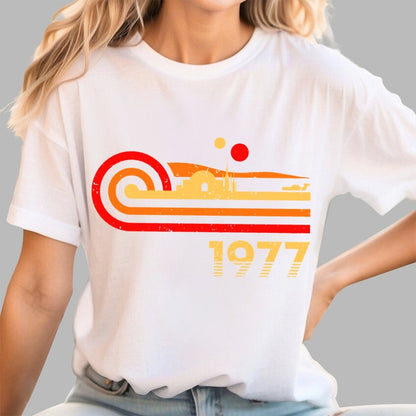 Retro Vintage Desert Planet Geek T-Shirt