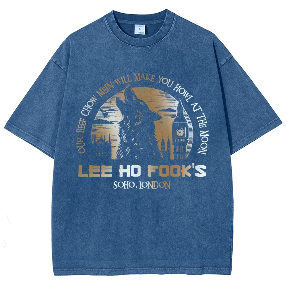 Werewolves of London - Howl at the Moon Vintage Distressed T-shirt